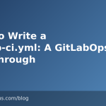 How to Write a .gitlab-ci.yml: A GitLabOps Walkthrough